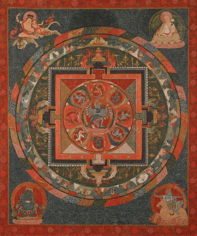 Mandala di Hevajra da Unbekannt Unbekannt